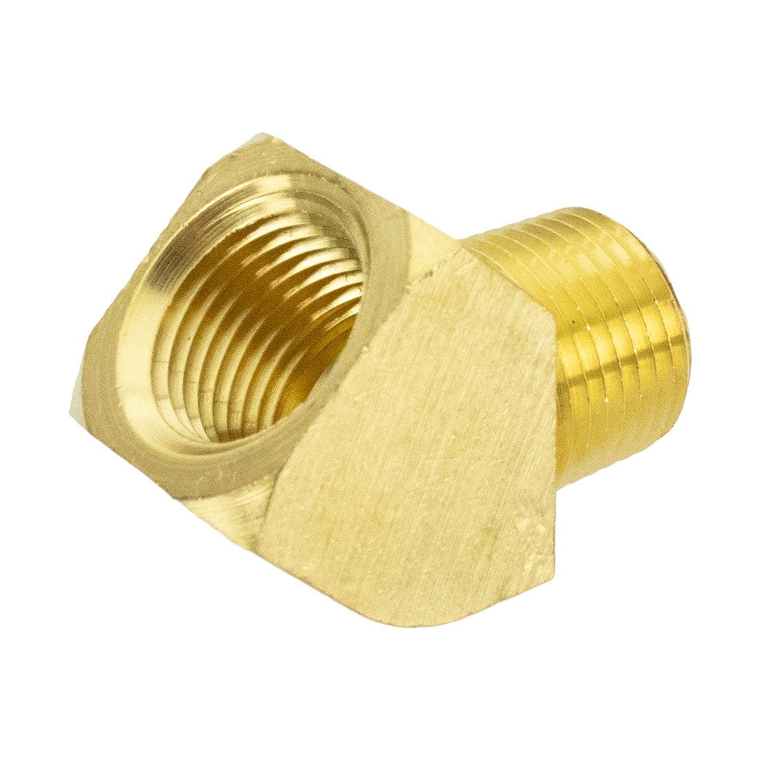 Pulex Fitting - 1/2 Inch NPT x 45° Street Elbow Brass WindowCleaner.com