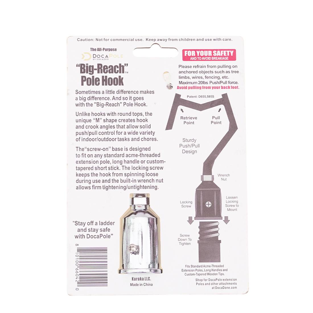Docazoo Docapole Big-Reach Pole Hook Attachment