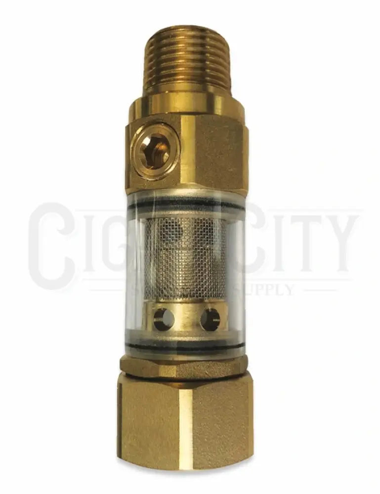 1/2" GP Clear Glass Inlet 24.0059 Fittings Cigarcity Softwash.