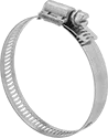 Stainless steel hose clamp for softwash equipment, durable and adjustable for secure fittings