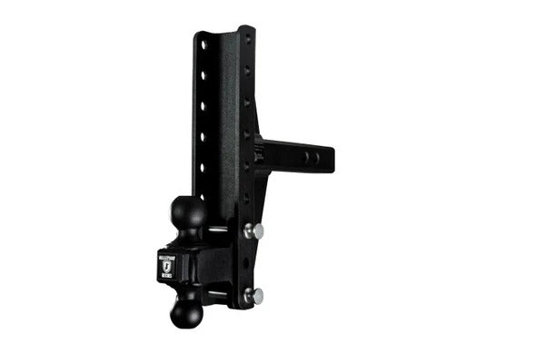 2.0″ Heavy Duty Offset Hitch – 4″ & 6″ Drop/Rise – Bulletproof Hitches – Adjustable Dual Ball Mount