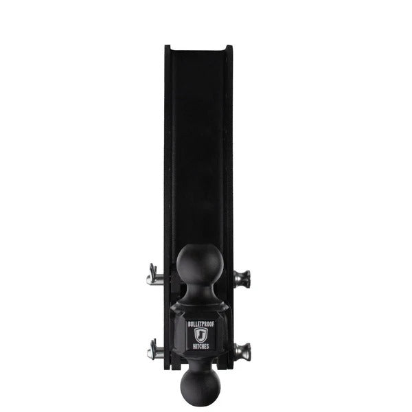 2.0″ Heavy Duty 12″ Drop/Rise Hitch – Bulletproof Hitches – Adjustable Dual Ball Mount