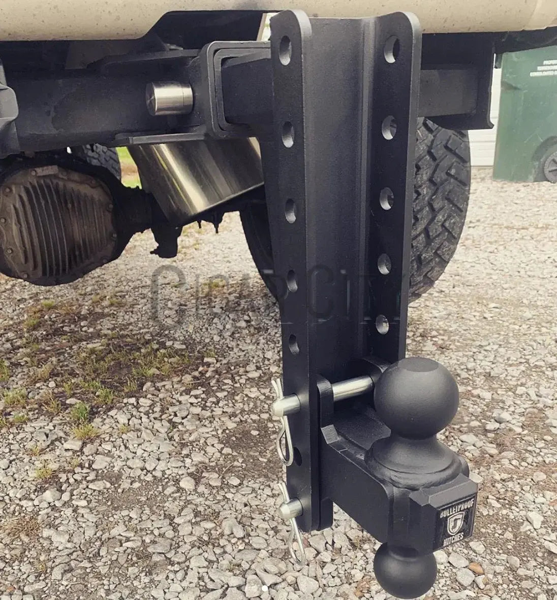 2.0" Heavy Duty 10" Drop/Rise Hitch Cigarcity Softwash