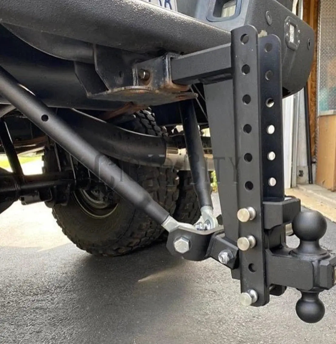 2.0" Heavy Duty 14" Drop/Rise Hitch — Bulletproof Hitches Cigarcity Softwash