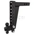 2.0" Heavy Duty 14" Drop/Rise Hitch — Bulletproof Hitches Cigarcity Softwash