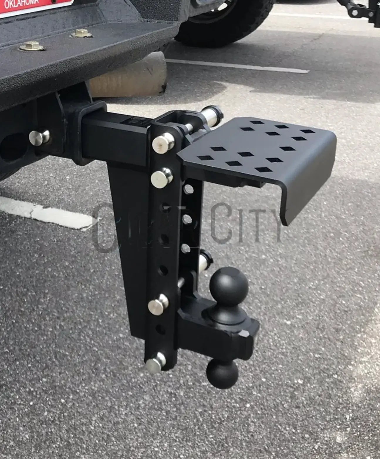2.5" Heavy Duty 10" Drop/Rise Hitch — Bulletproof Hitches Cigarcity Softwash