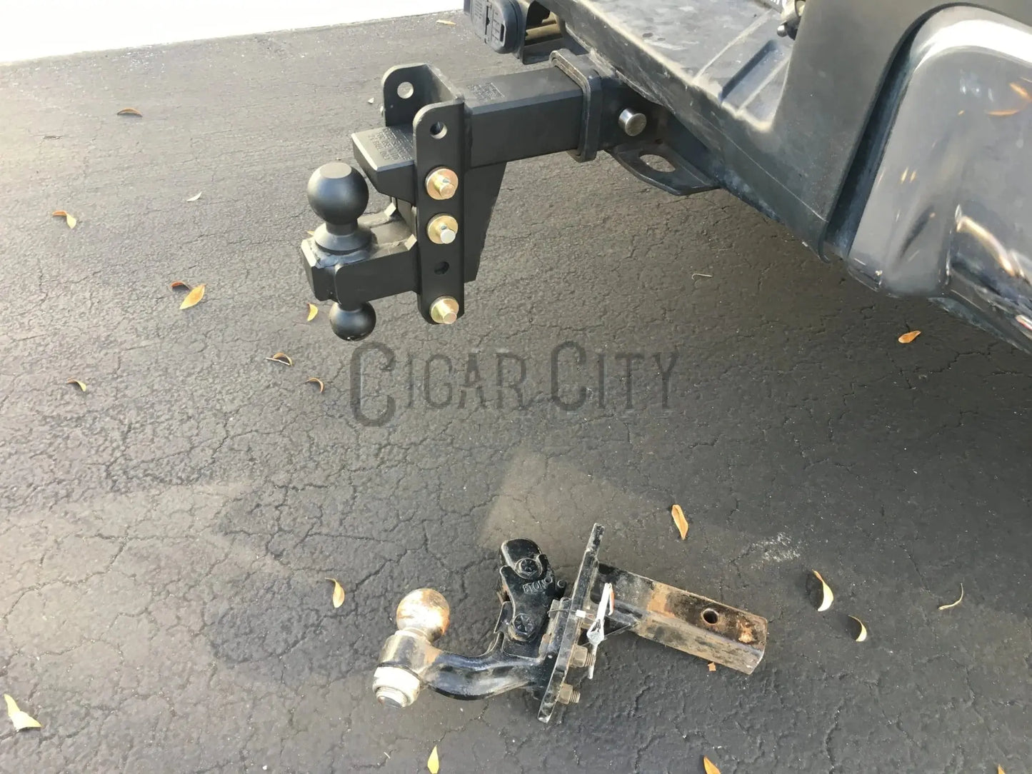 2.5" Heavy Duty 4" Drop/Rise Hitch — Bulletproof Hitches Cigarcity Softwash