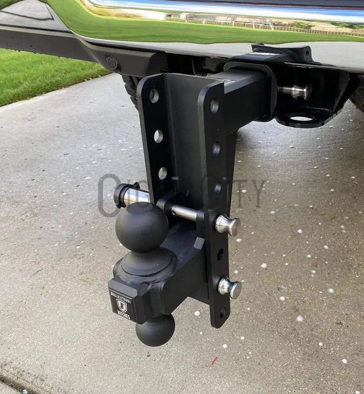 2.5" Heavy Duty 8" Drop/Rise Hitch — Bulletproof Hitches Cigarcity Softwash