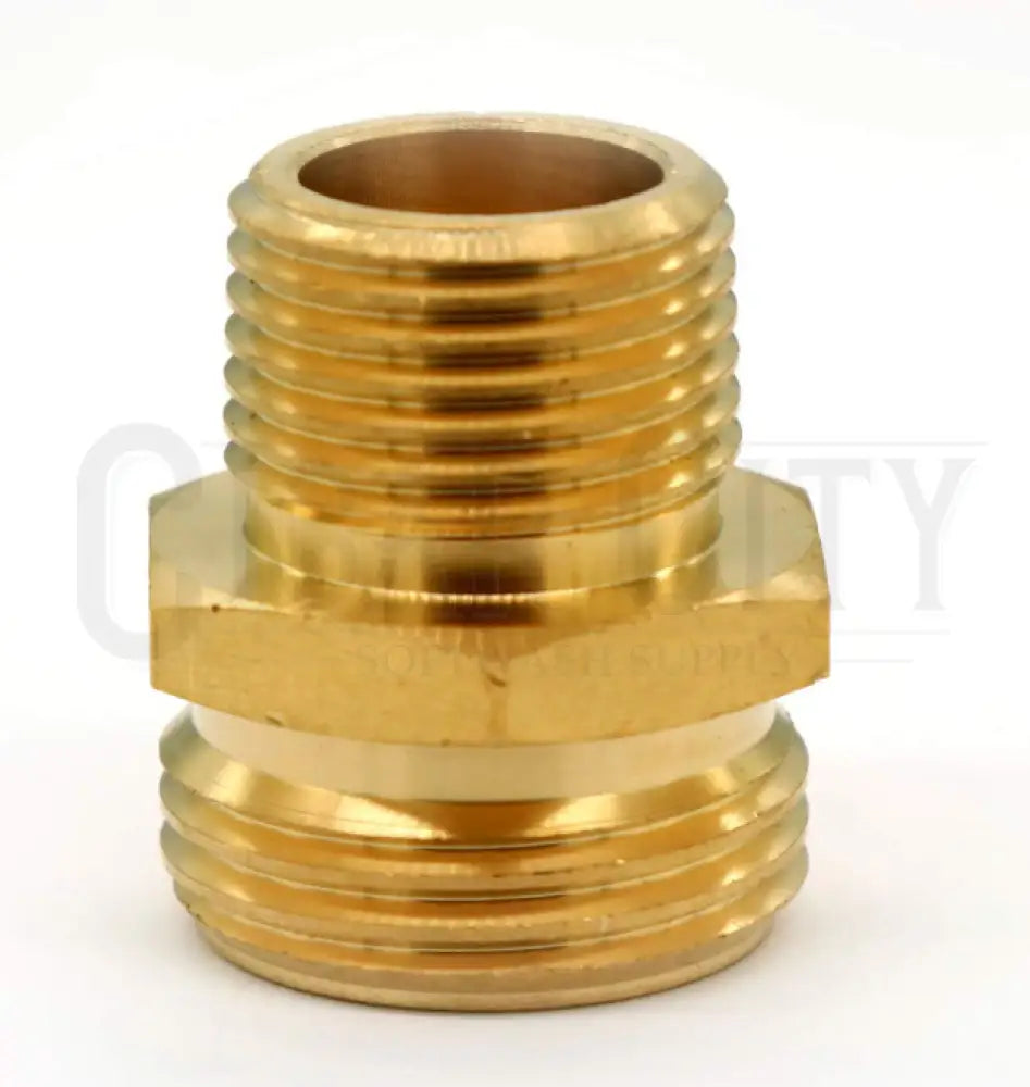 3/4" FPT x 1/2" MPT Garden Hose Adapter Bushing GES01 Fittings Cigarcity Softwash.