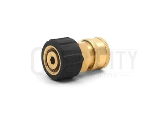 3/8" QC Brass Coupler x M22 F 15mm Twist Coupler 24.5005 Fittings Cigarcity Softwash.
