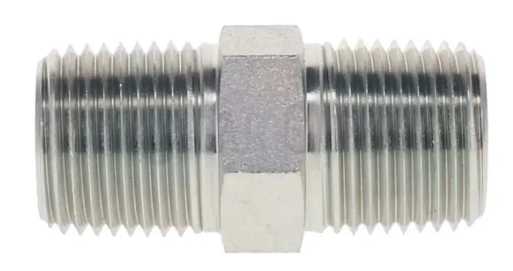 3/8” x 1/2” Steel Hex Nipple 5404-08-06 Fittings Cigarcity Softwash.
