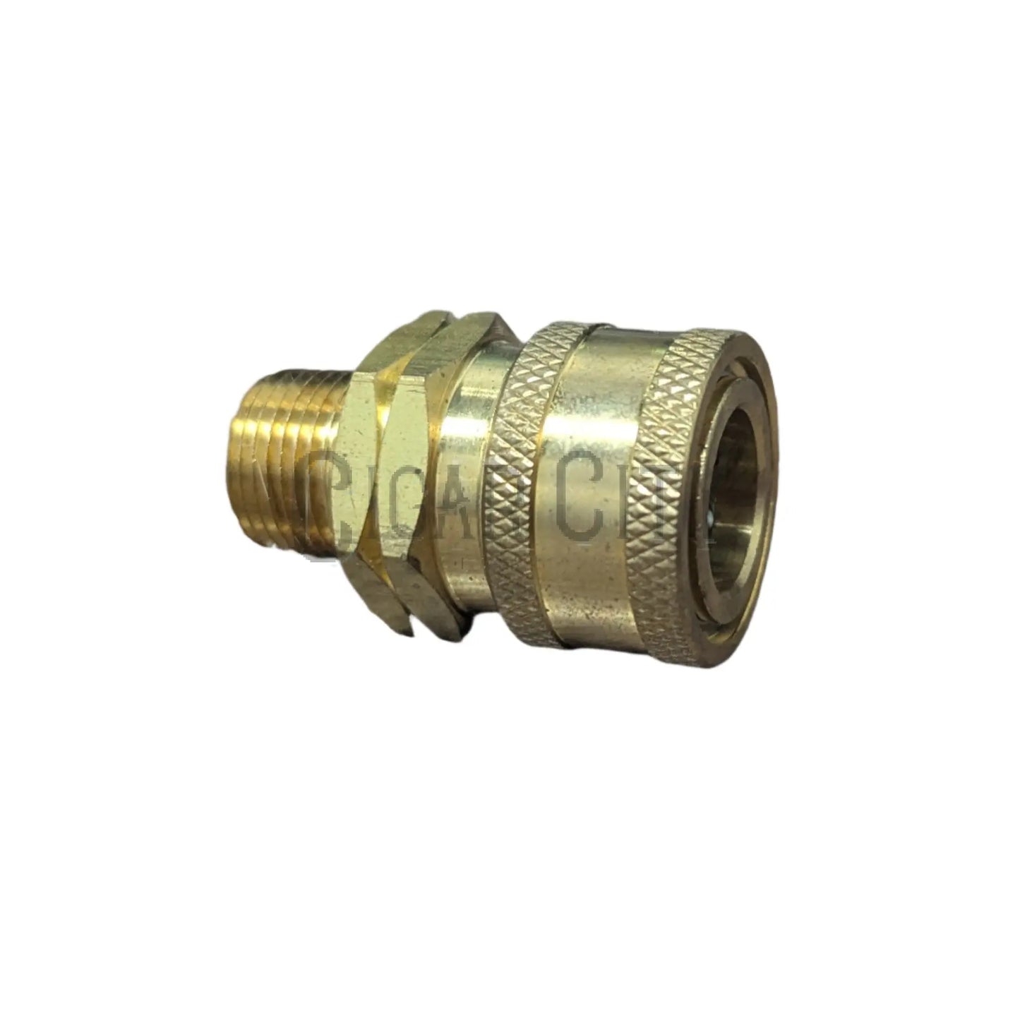 3/8" MPT Quick Connect Socket - Brass Cigarcity Softwash
