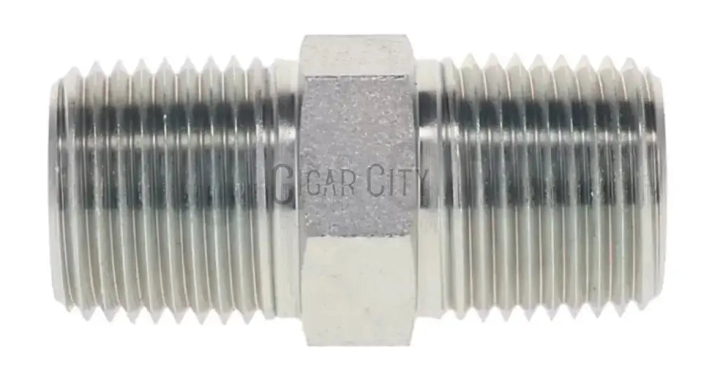 3/8” Steel Hex Nipple 5404-06-06 Fittings Cigarcity Softwash.