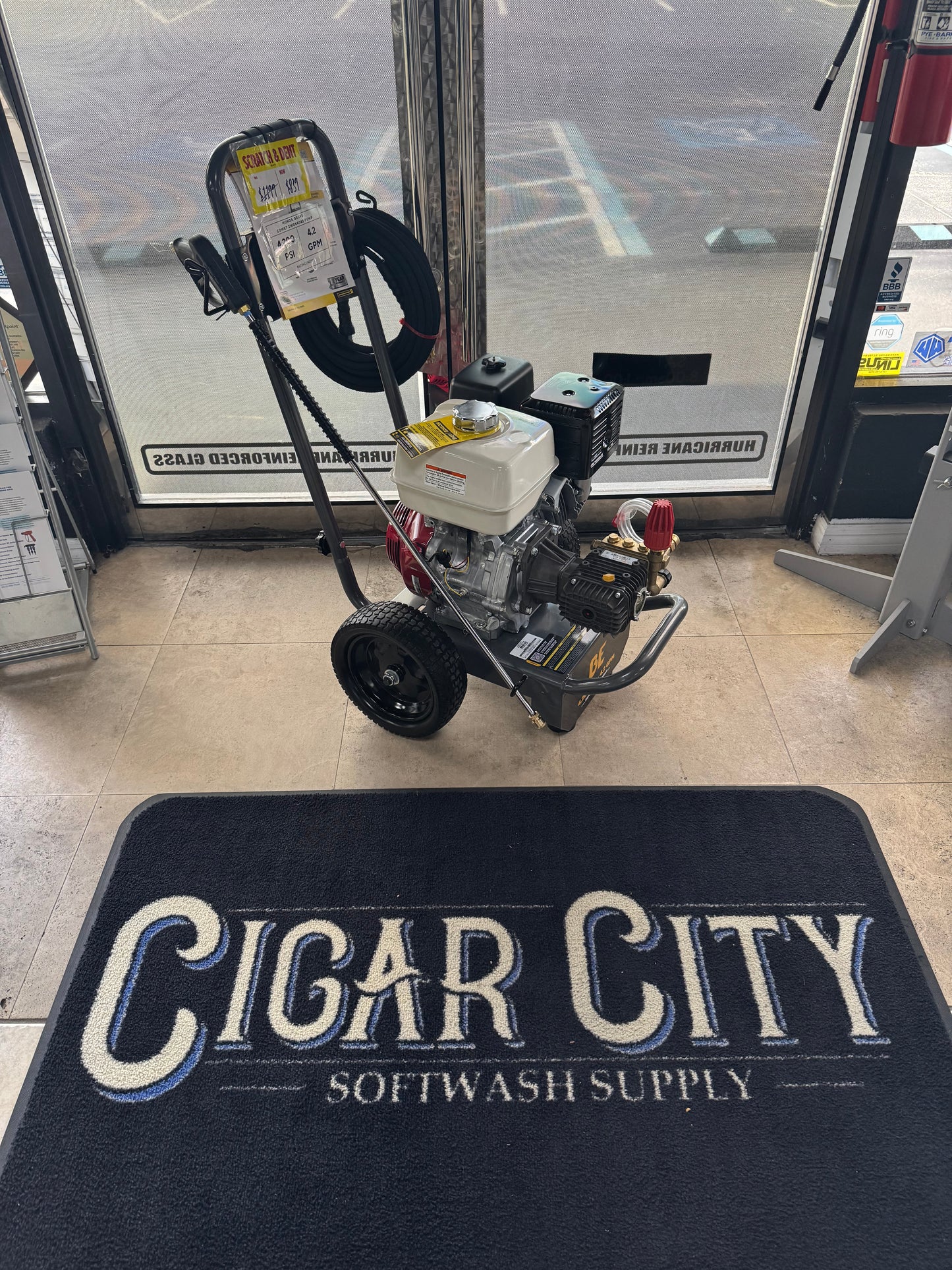 BE Scratch & Dent Honda GX390 w/ Comet ZWDK4042 Pump 4,200 PSI 4.2 GPM Pressure Washer - B4213HC (342795)