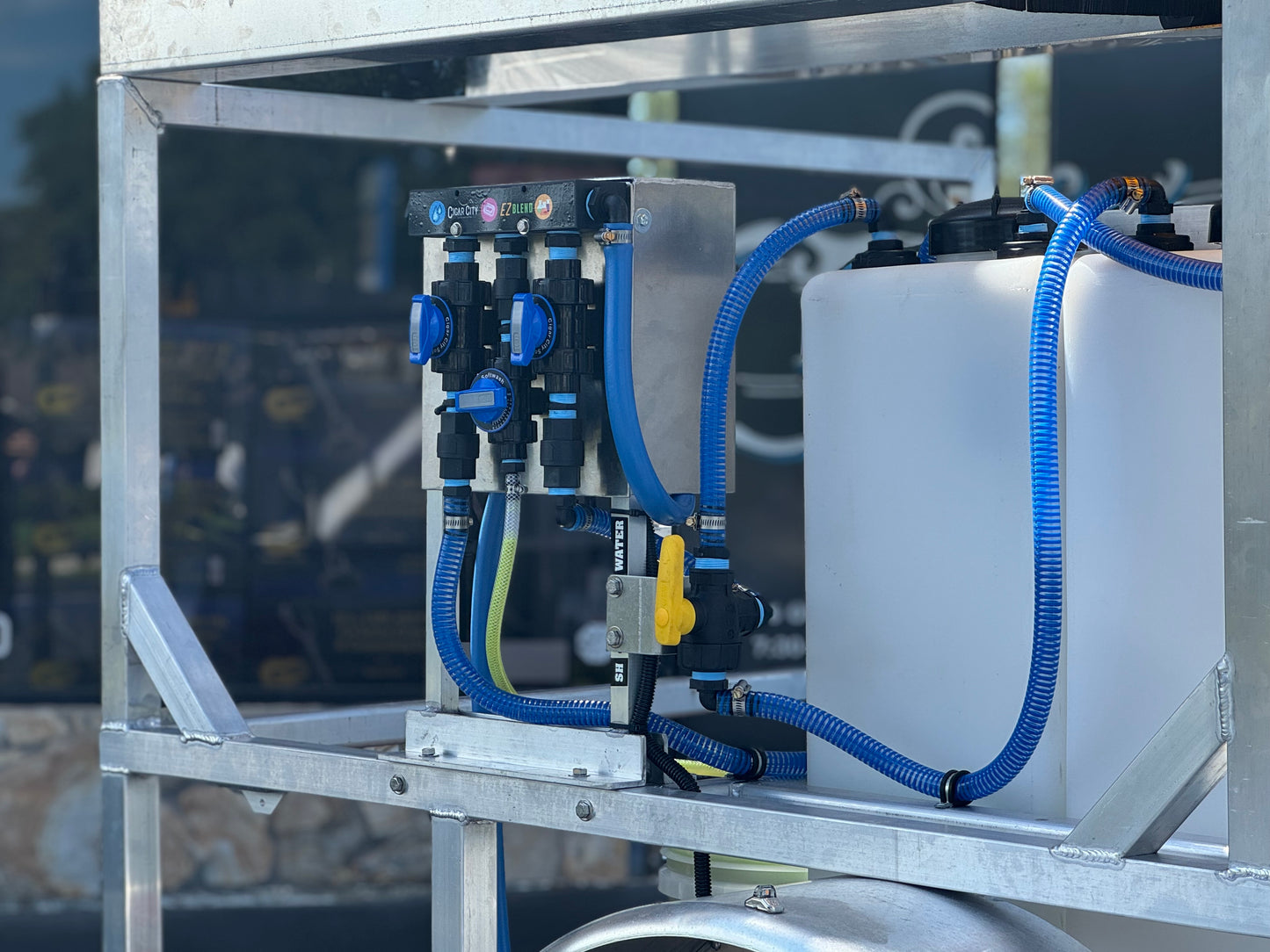 The Micro Series - 5x10 Aluminum Pressure & Softwash Trailer