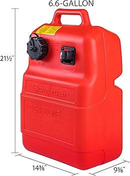 Scepter Poly Fuel Tank – 6.5 Gallon - Clearance Special