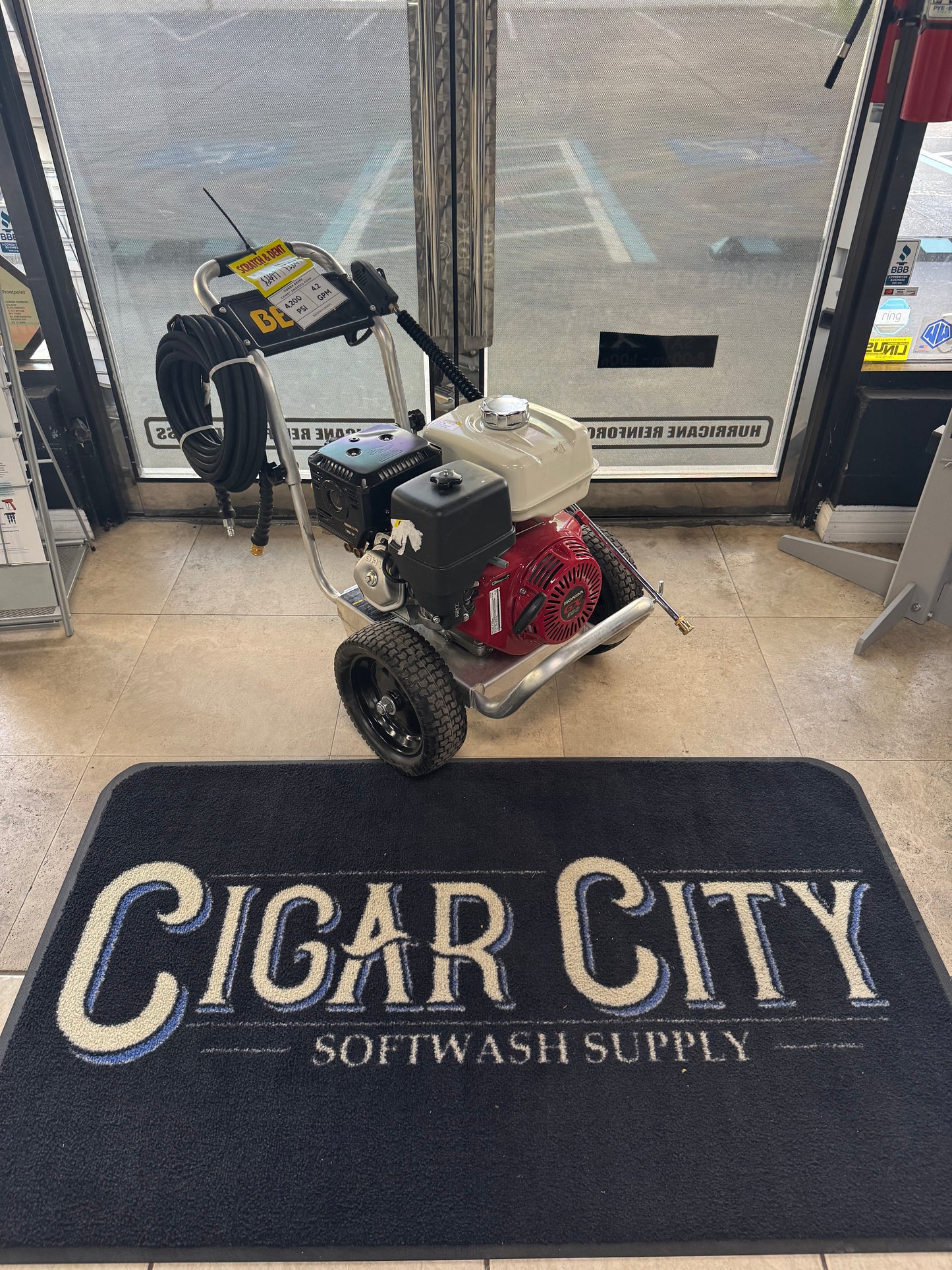 BE Scratch & Dent Honda GX390 w/ Comet ZWD4040 Pump 4,200 PSI 4.2 GPM Pressure Washer - B4213HACS (343529)