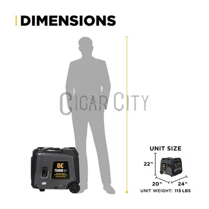 7,500 Watt Digital Inverter Generator Cigarcity Softwash