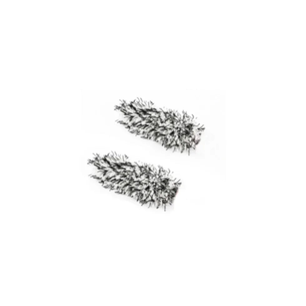 Softwash cleaning brushes for exterior surface maintenance