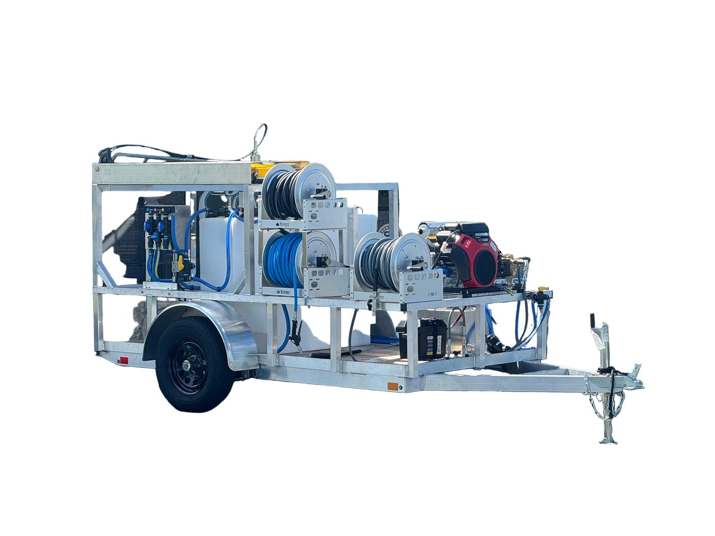 The Micro Series - 5x10 Aluminum Pressure & Softwash Trailer