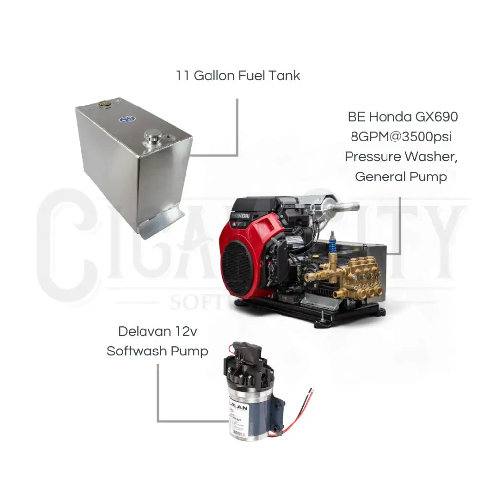 8GPM Build Your Own Rig Kit Ultimate  Cigarcity Softwash.
