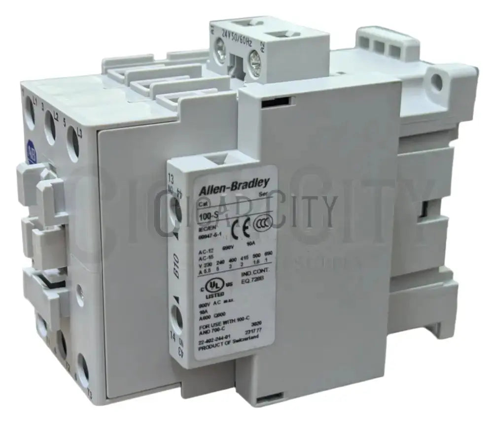Allen-Bradley 100-C30KJ10 Contactor Cigarcity Softwash.