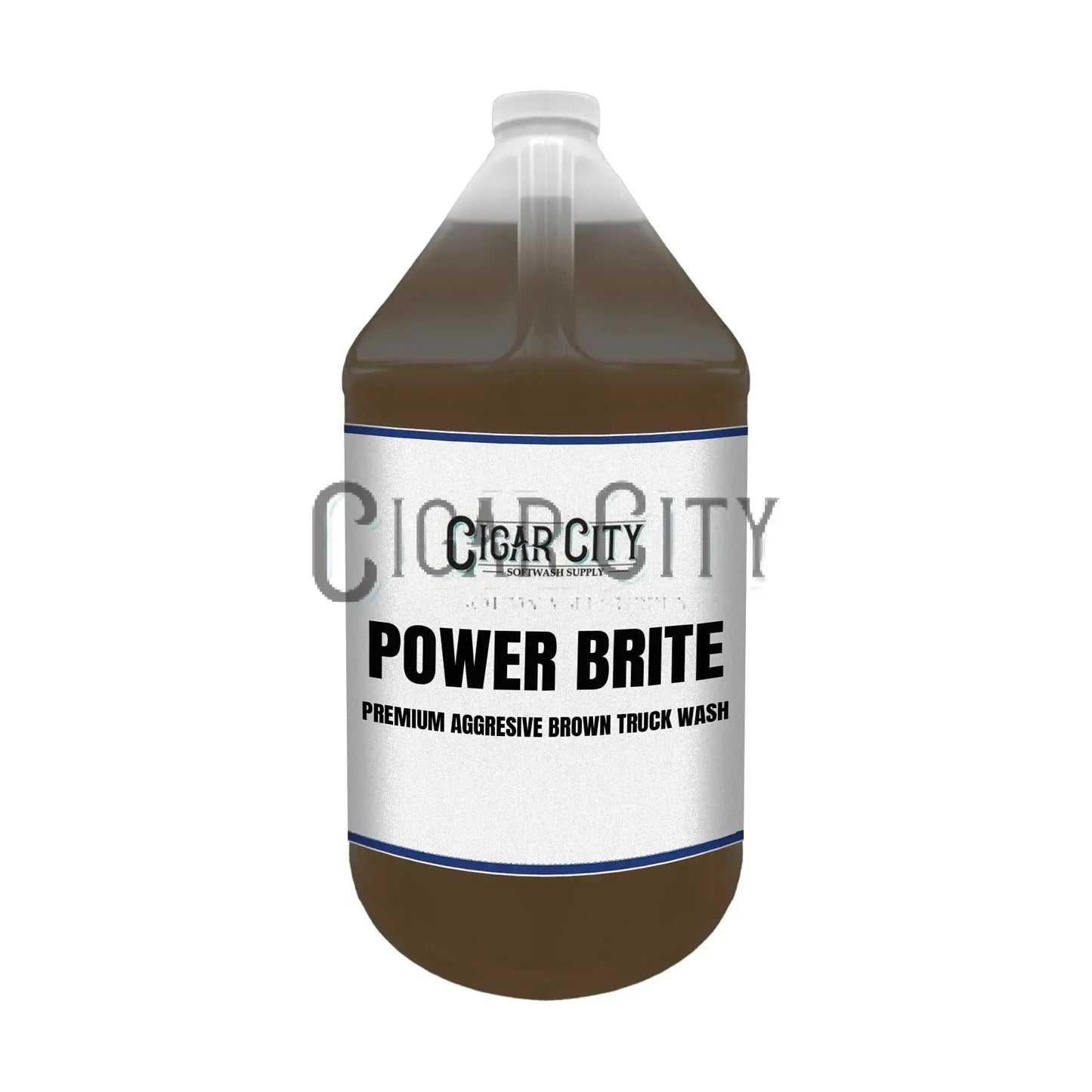 Power Brite Chemicals Cigarcity Softwash.