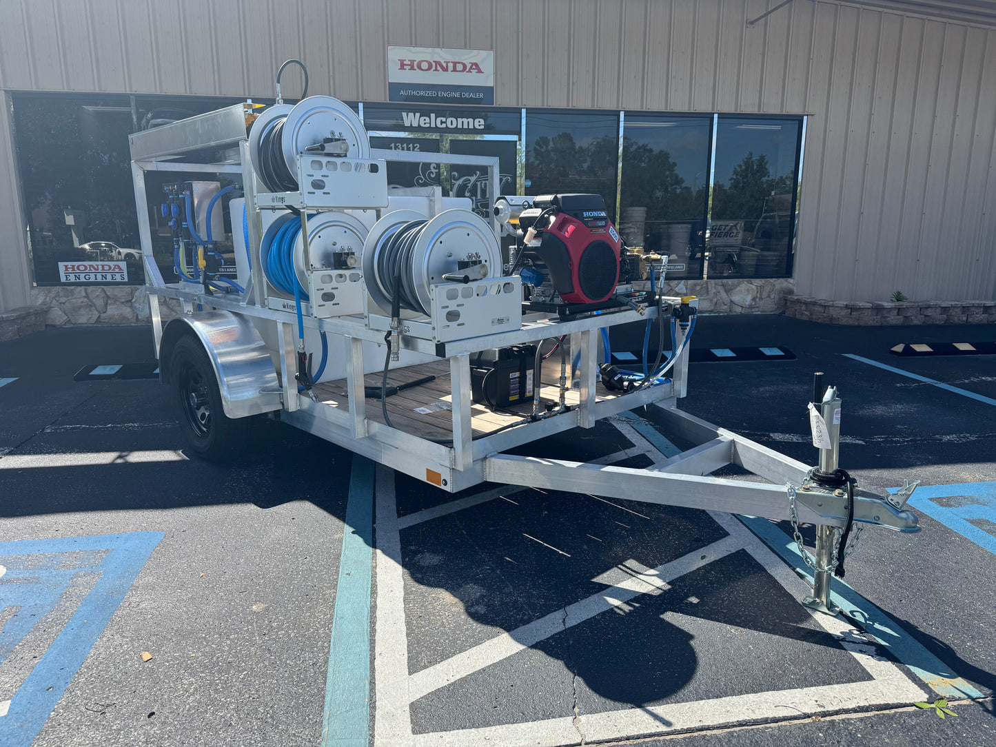The Micro Series - 5x10 Aluminum Pressure & Softwash Trailer