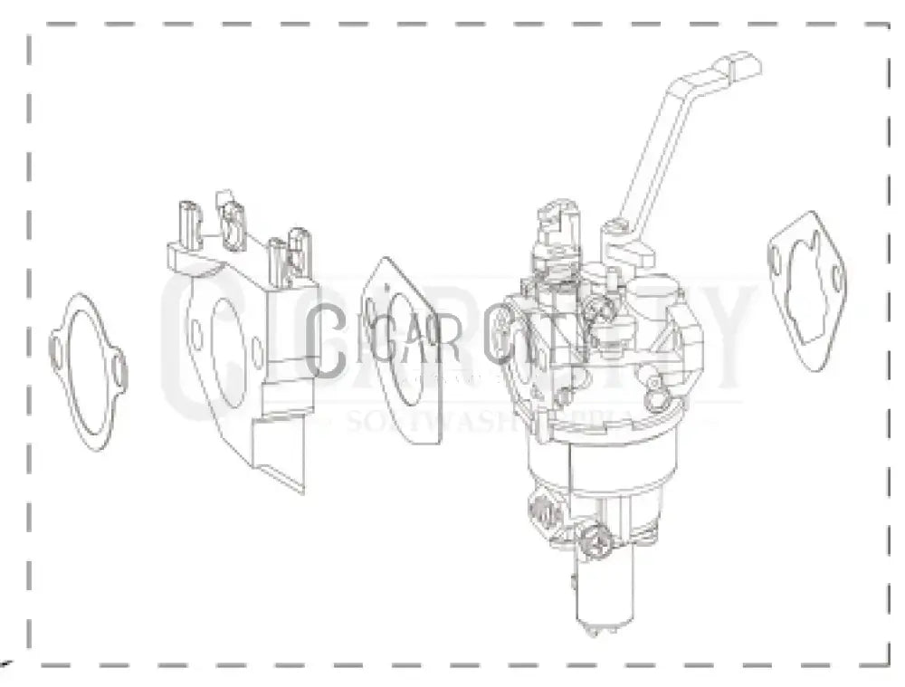 BE Carburetor BE12500T Generator 85.561.035 Cigarcity Softwash.