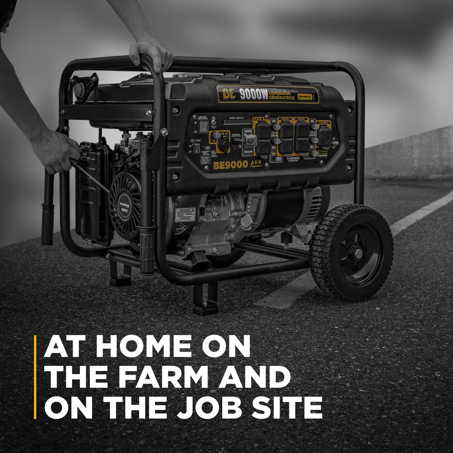 9,000 Watt Electric Start Generator Cigarcity Softwash.