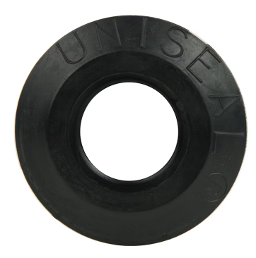 1/2" Black Uniseal Pipe-to-Tank Seal (32324)