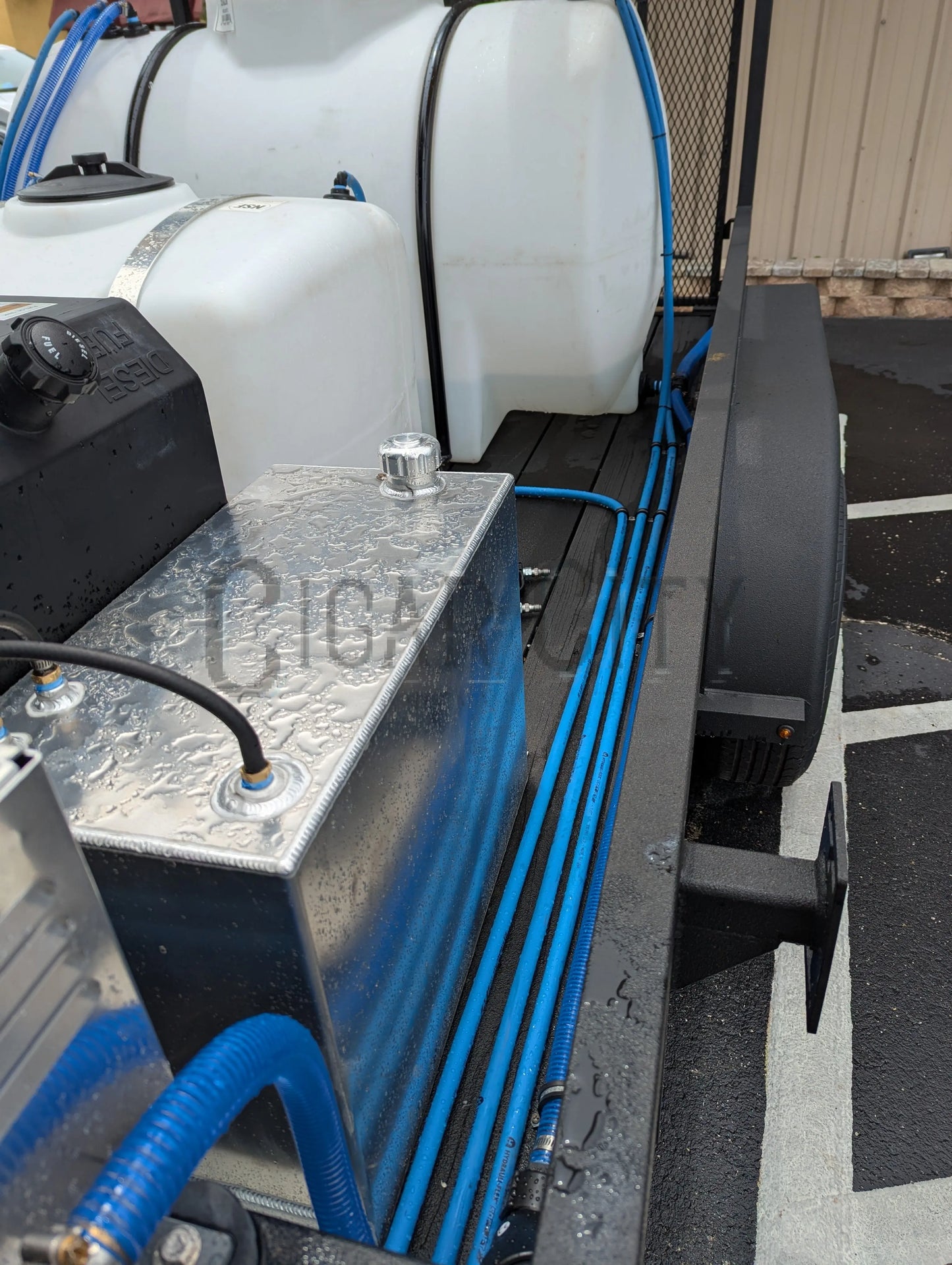 Dominator 6x12 Dual Hot Water Pressure Washing and 12v Softwash Trailer Cigarcity Softwash