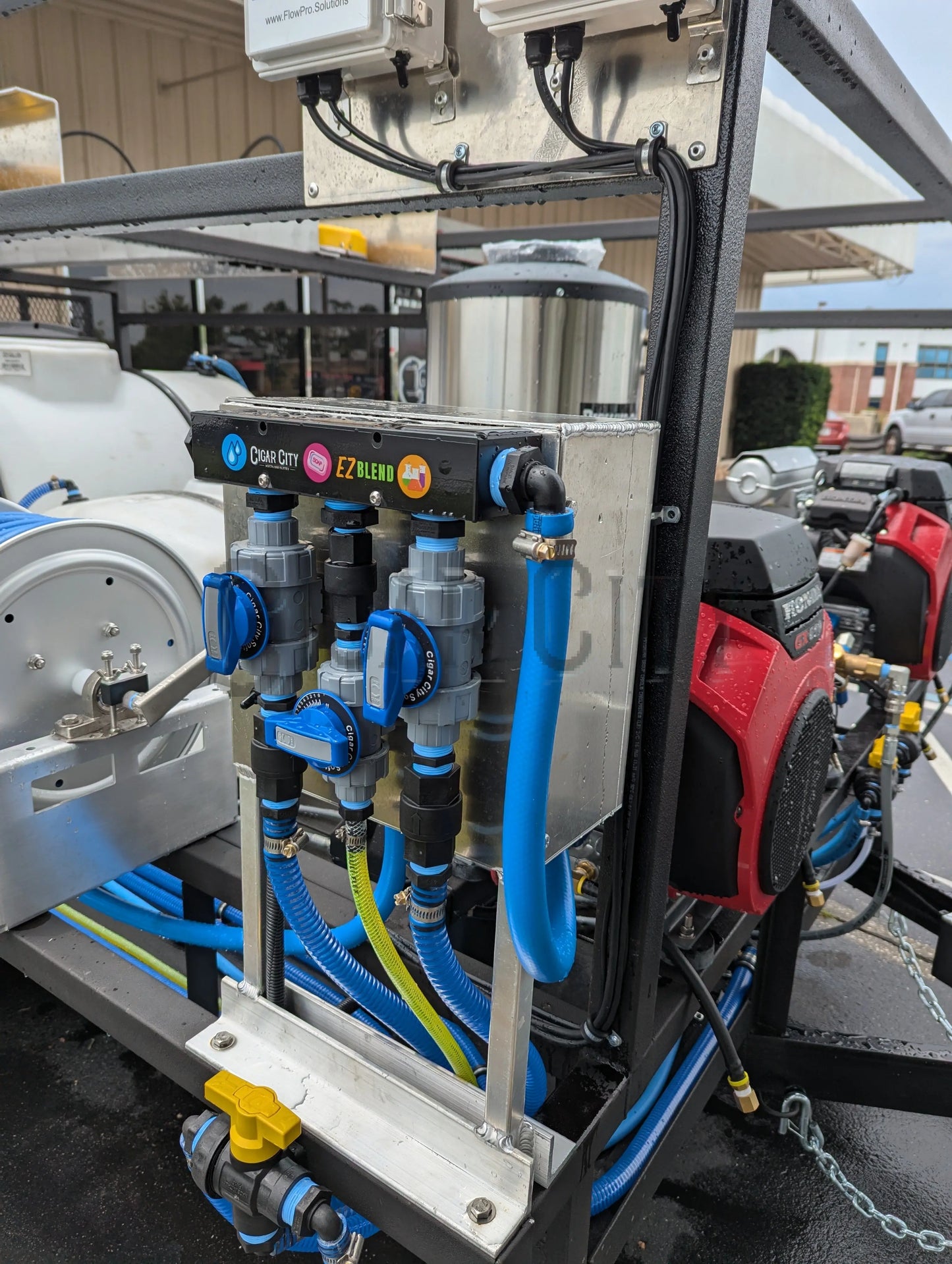 Dominator 6x12 Dual Hot Water Pressure Washing and 12v Softwash Trailer Cigarcity Softwash