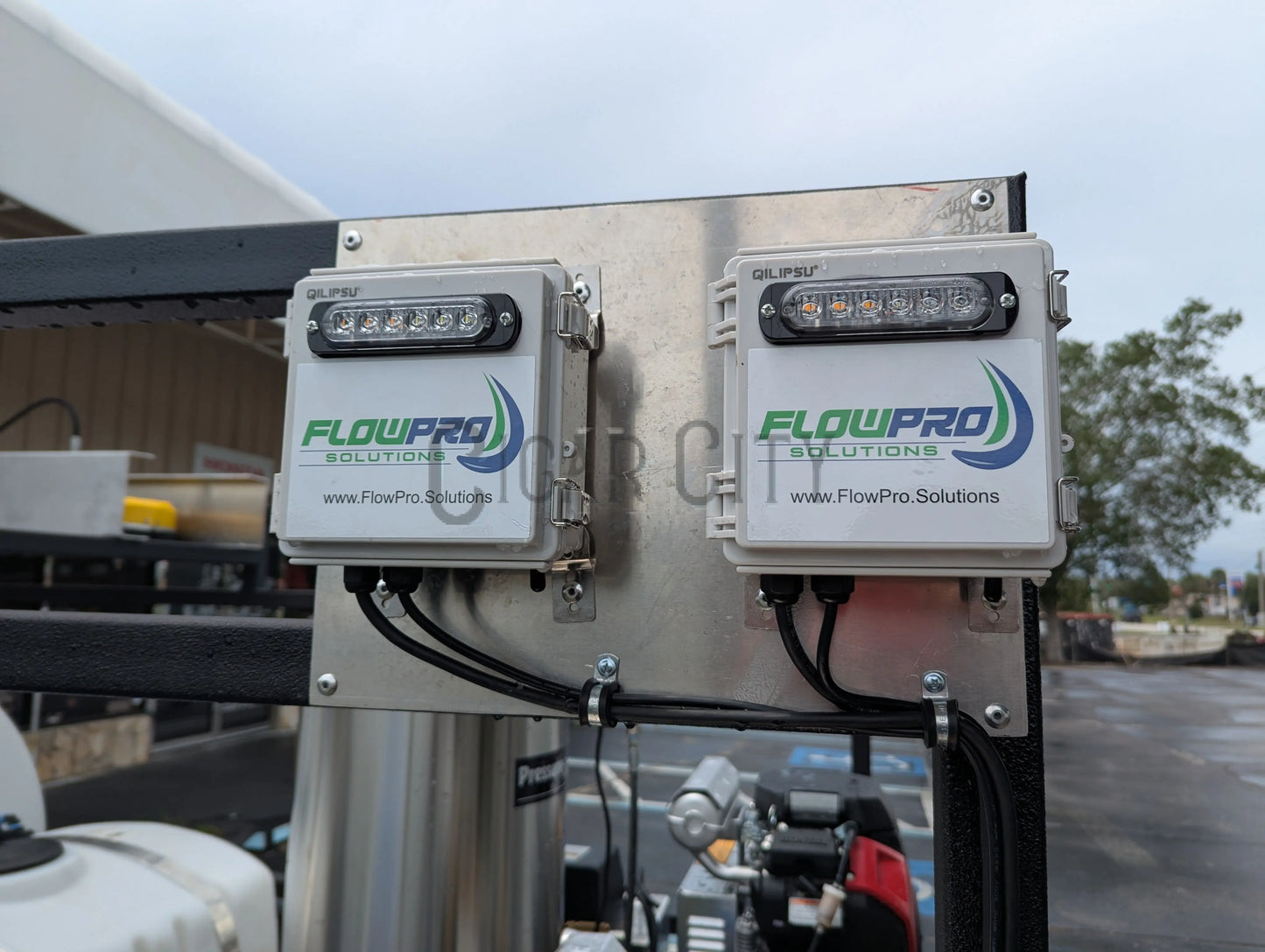 Dominator 6x12 Dual Hot Water Pressure Washing and 12v Softwash Trailer Cigarcity Softwash