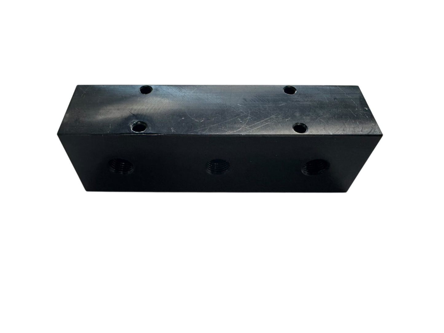 3 Port Downstream Injector Manifold Block – Black Polypropylene Chemical Selector