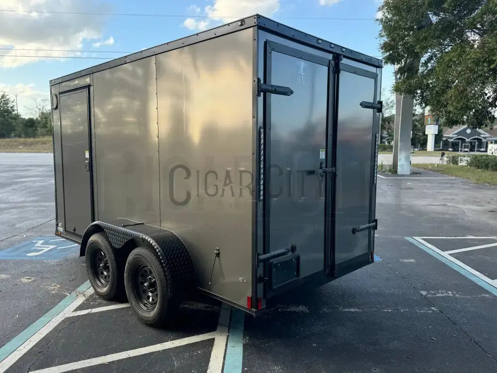 Enclosed 6x12 Pressure & Soft Washing Trailer and RODI Window Cleaning Cigarcity Softwash.