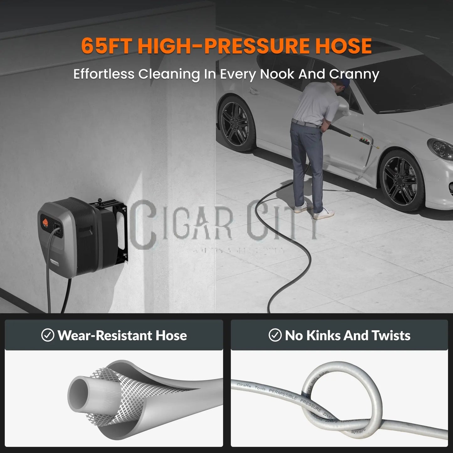 Grandfalls Retractable Pressure Washer G20 PRO Giraffe Tools