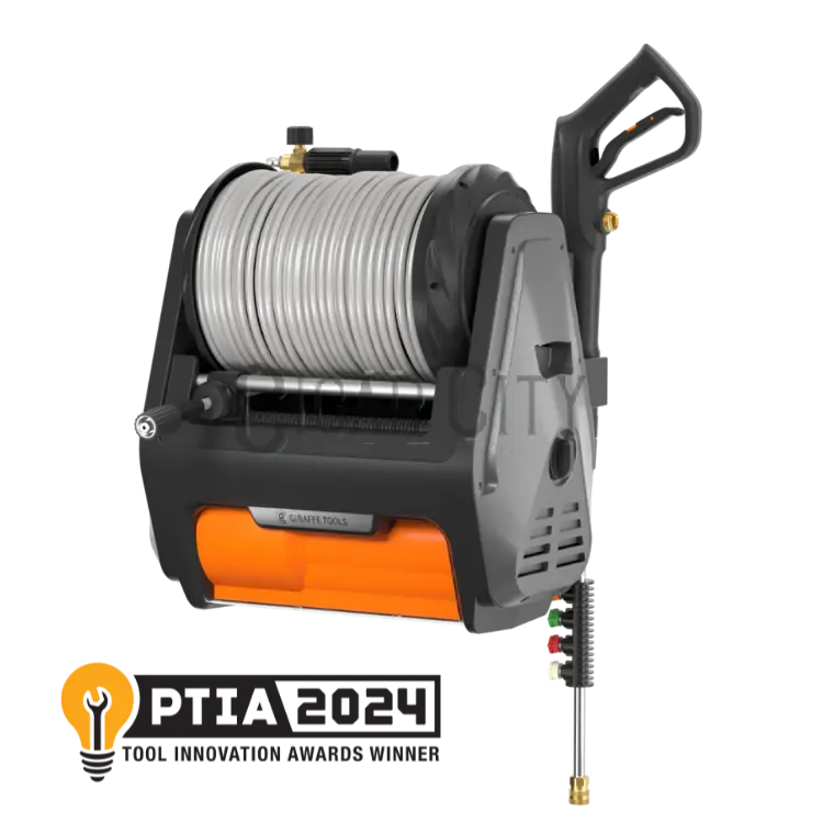 Grandfalls Retractable Pressure Washer PRO Giraffe Tools