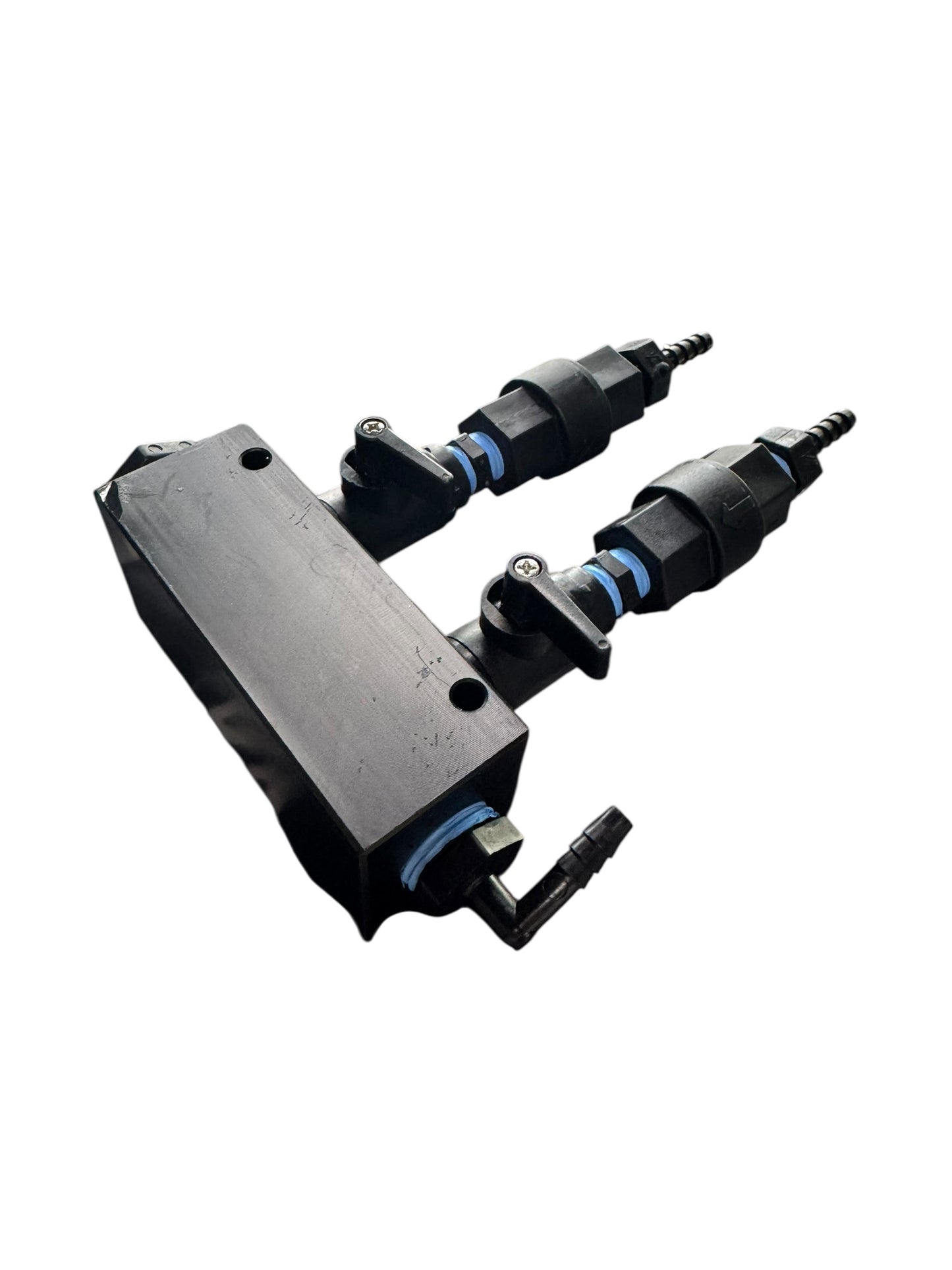 2-Port Downstream Soap Selector Injector Manifold – Dual Chemical Selector for Softwash & Pressure Washing