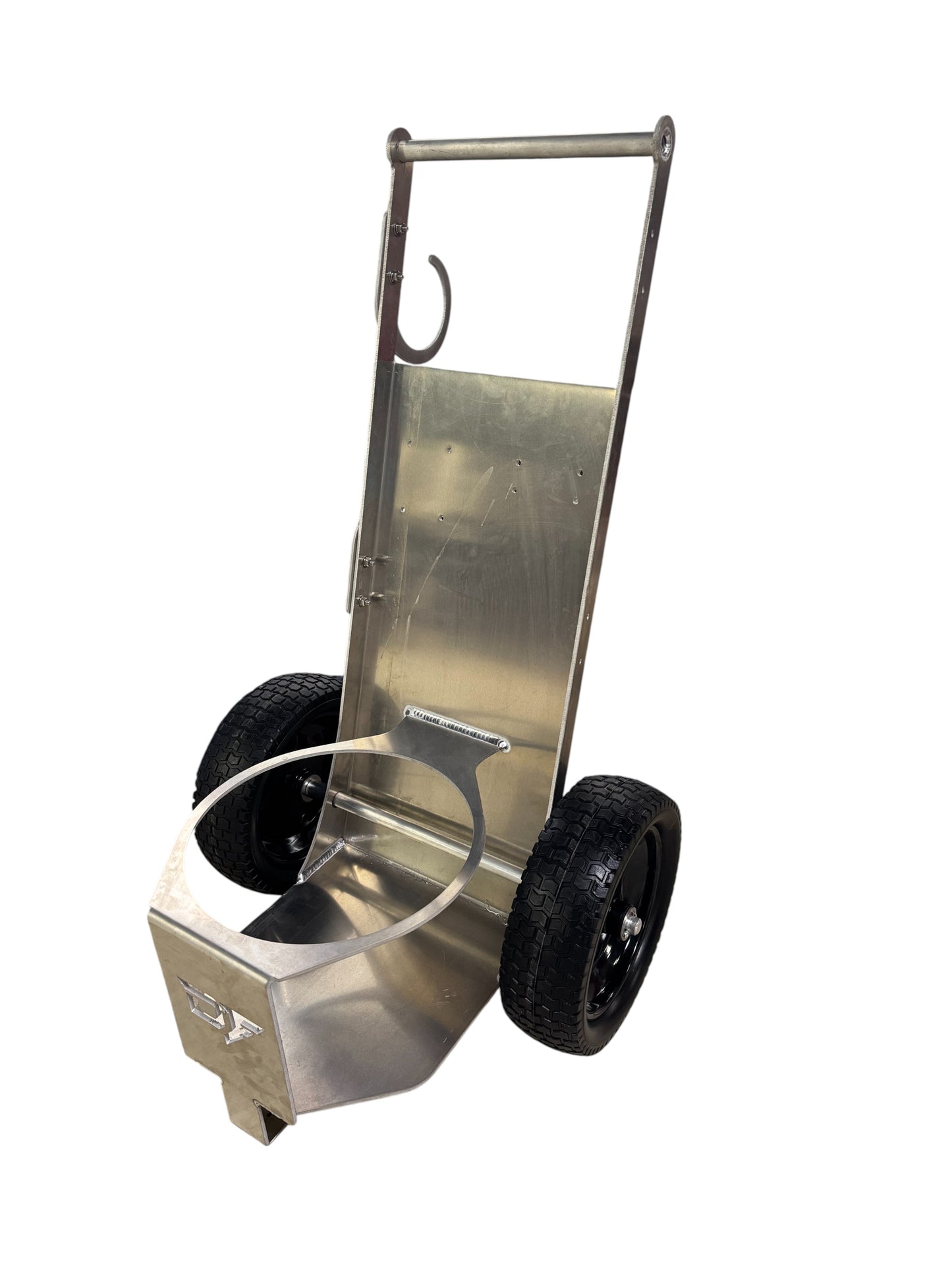 Bare Paver Sealing Cart – 3/16 Aluminum Bare Base with 12" Wheels – Dominator Fabrication