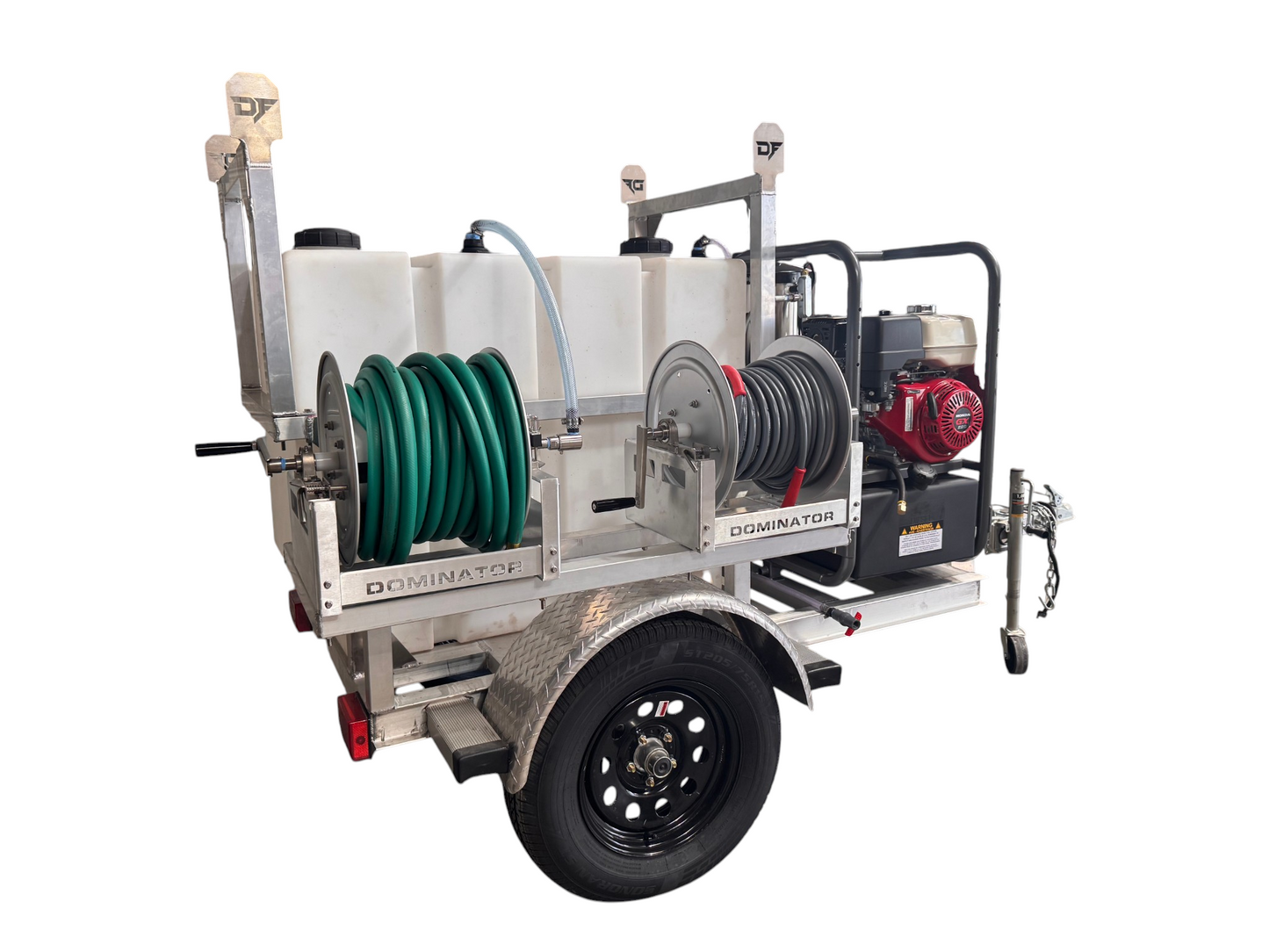 The Nano Series 4x8 Hot Water Pressure Washing Trailer Package