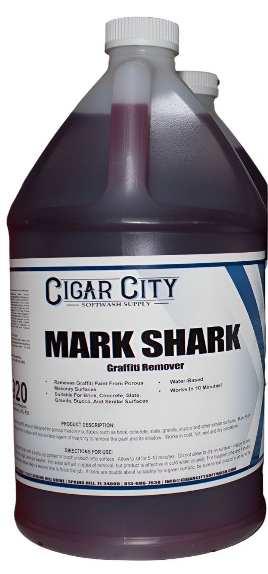 Mark Shark Chemicals Cigarcity Softwash.