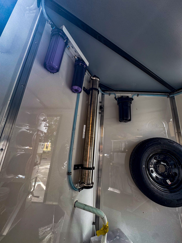 Enclosed 6x12 Pressure & Soft Washing Trailer with Heat