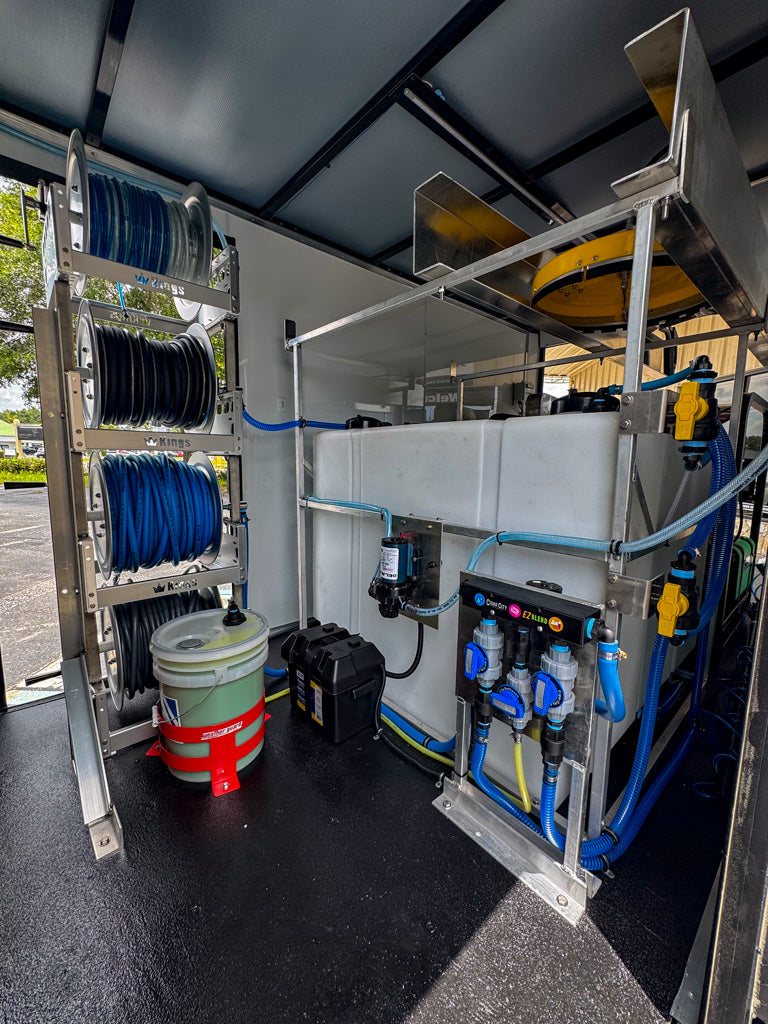 Enclosed 6x12 Pressure & Soft Washing Trailer with Heat