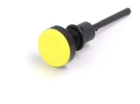 Yellow push button switch for softwash equipment control