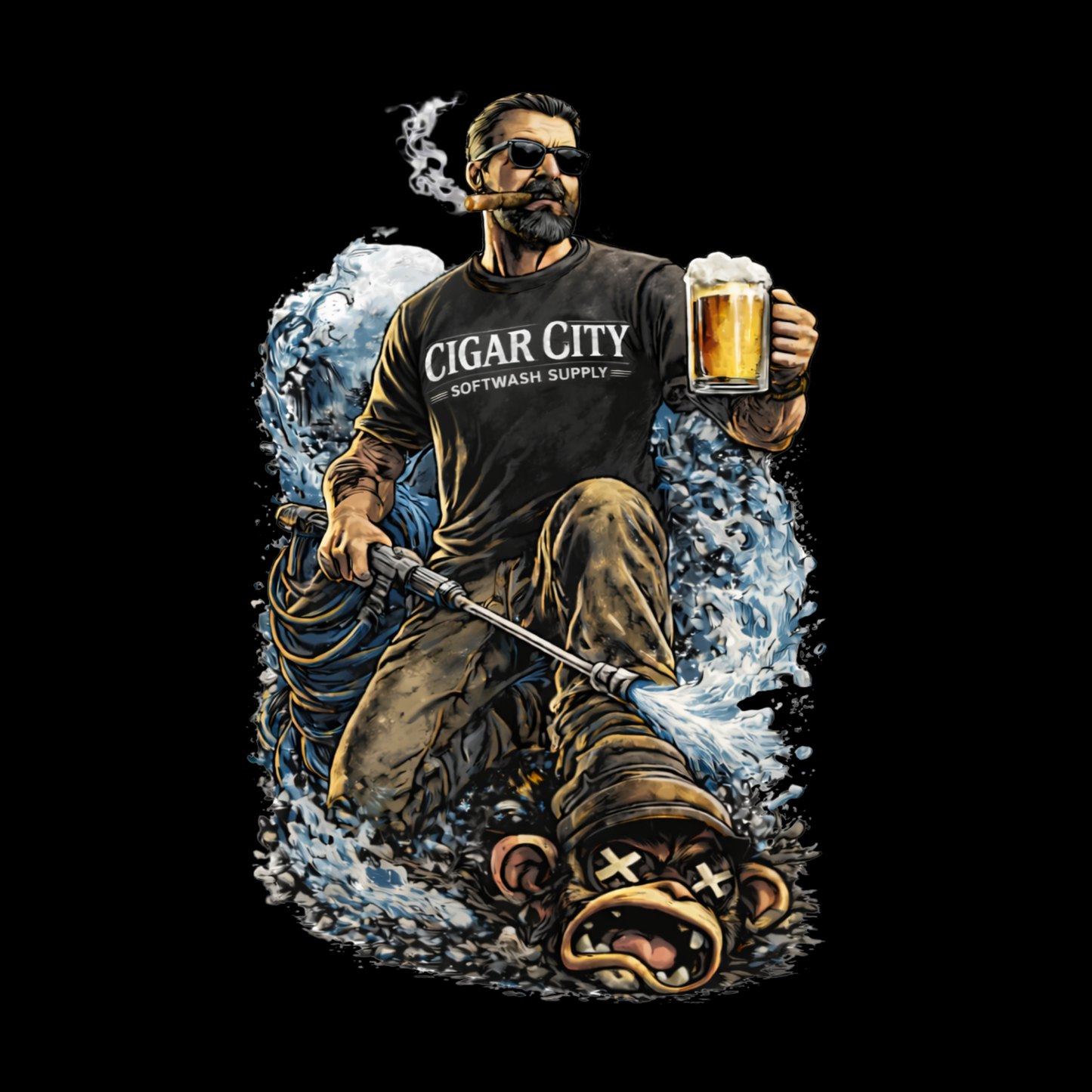 Cigar City Softwash Supply T-Shirt – Monkey See Monkey Do