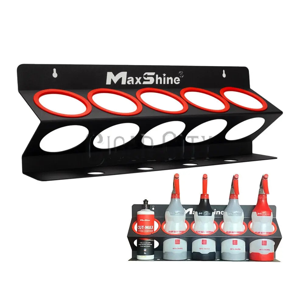 Maxshine 32oz Spray Bottle & Compound Holder – Wall Mounted Organizer Maxshine