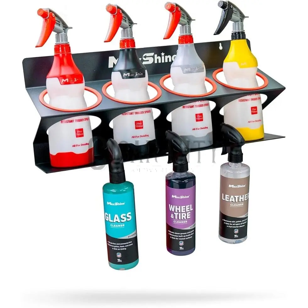 Maxshine 34oz Spray Bottle & Compound Holder – Wall Mount for IK Sprayers Maxshine