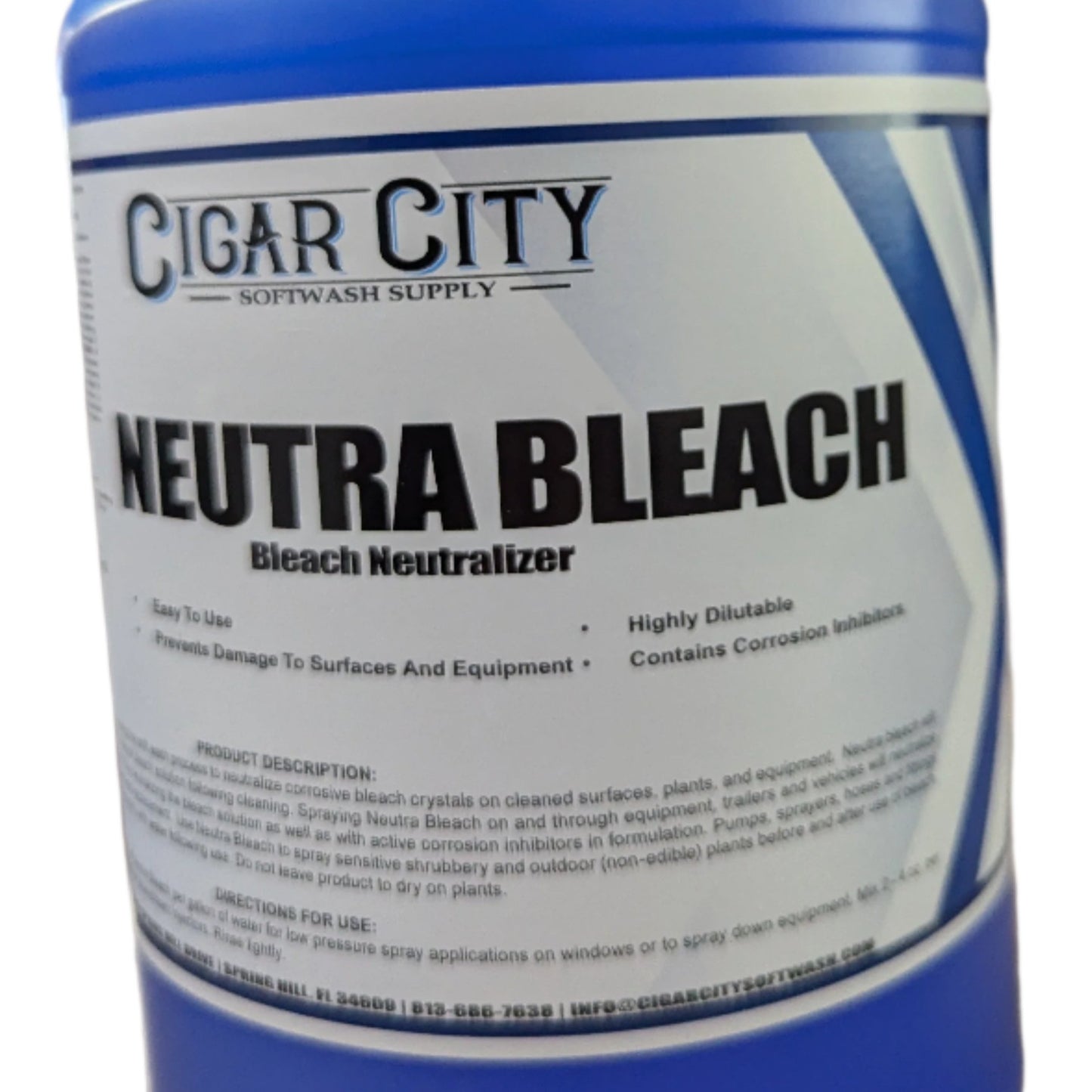 Neutra Bleach Chemicals Cigarcity Softwash.