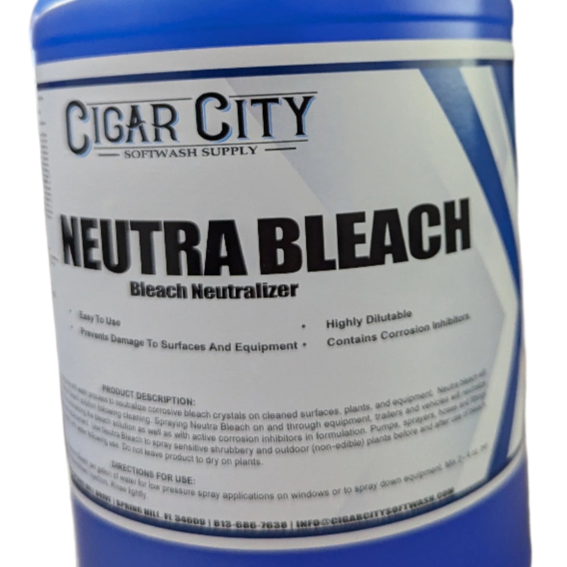 Neutra Bleach Chemicals Cigarcity Softwash.
